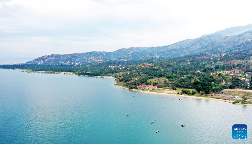 View of Lake Tanganyika in Bujumbura, Burundi-Xinhua